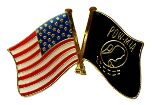 POW-MIA/USA Flags Pin