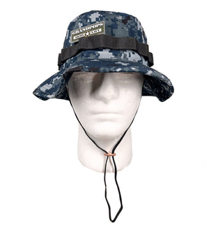 U.S. Navy NWU Blue Digital Ripstop Camo Jungle Hat Made in USA