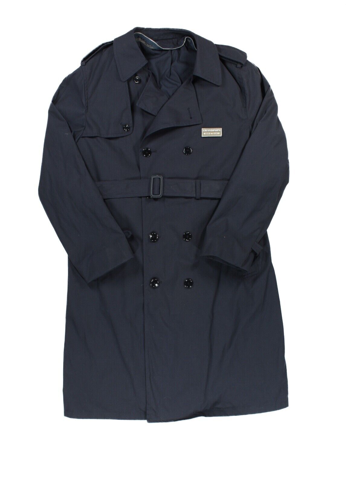 Air Force Blue Poly/Cotton All-Weather Trench Coat