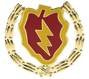 25th Airborne Infantry Strawberry Wreath Pin