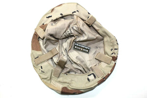 U.S Desert Storm Chocolate Chip Camo PASGT Helmet Cover & Cat Eye Band