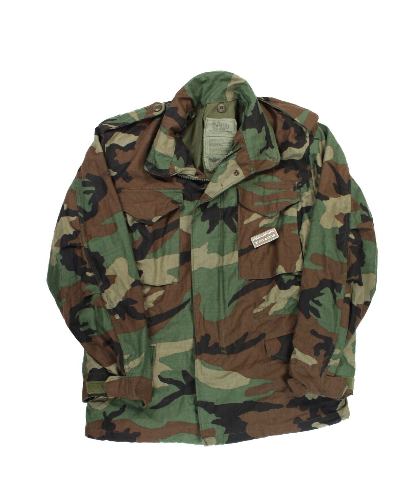 U S Military Original M81 Woodland Camo M65 Cold Weather Field Jacket u-s-military-original-m81-woodland-camo-m65-cold-weather-field-jacket