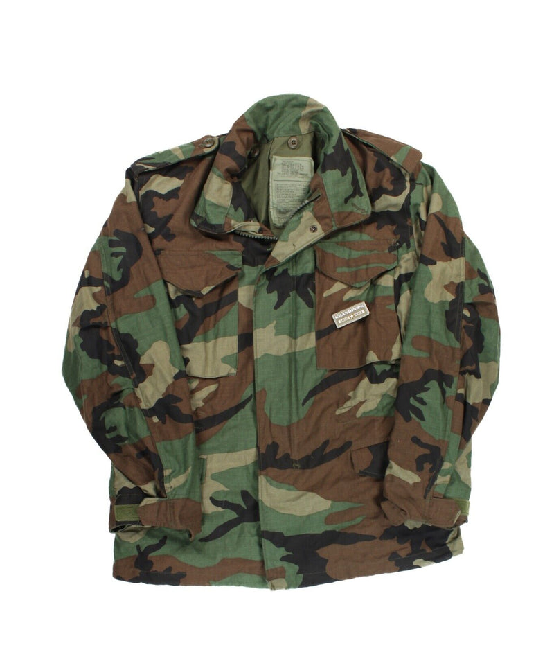 U.S. Military Original M81 Woodland Camo M65 Cold Weather Field Jacket –  GRANDPOPSARMYNAVY