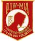 POW-MIA Red/Gold Mini Pin