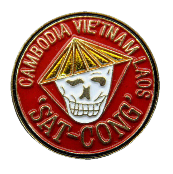 Vietnam Cambodia, Vietnam, Laos 'Sat-Cong' Pin