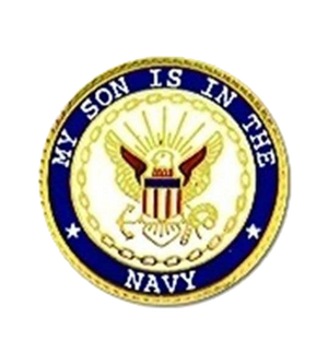 USN My Son Is In The Navy Pin