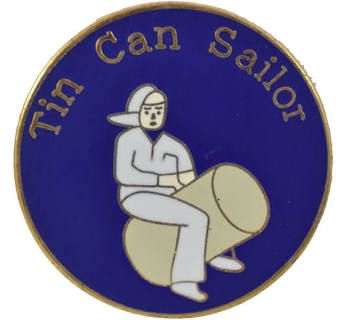 USN Tin Can Sailor (Old Style) Pin