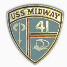 USS Midway 41 Aircraft Carrier Pin