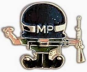 Army Military Police Soldier Pin