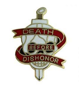 Vietnam Death Before Dishonor Pin