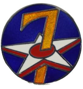 USAF WWII (Army Air Corps) 7th Air Force Pacific Pin