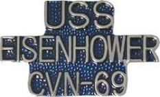 USS Eisenhower CVN-69 Pin