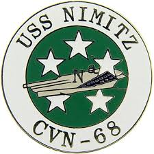 USS Nimitz CVN-68 Aircraft Carrier Pin