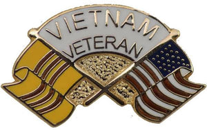 Vietnam Veteran Flag Pin