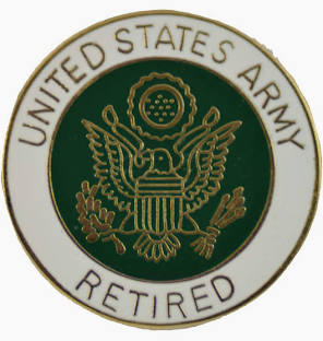 United States Army Retired Pin