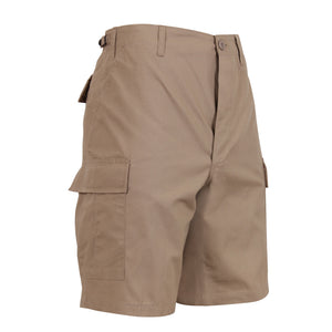 Khaki Rip-Stop Tactical BDU Shorts