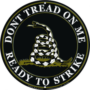 Don't Tread On Me Ready to Strike Gadsden Snake