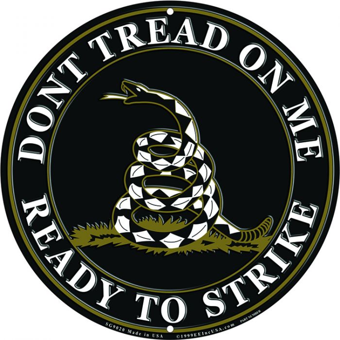 Don't Tread On Me Ready to Strike Gadsden Snake