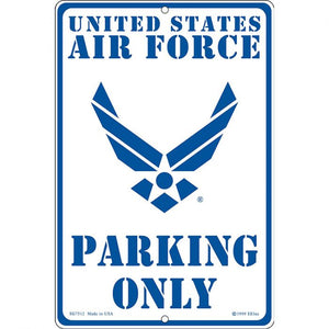 United States Air Force Parking Only Sign