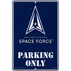 United States Space Force Parking Only Sign