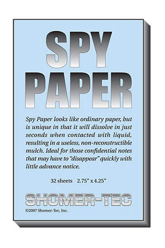 Spy Paper