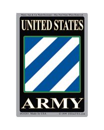 United States Army 3rd Division Exterior Sticker