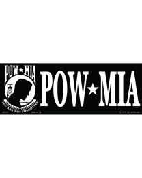 POW MIA 5" Bumper Sticker – Glossy Vinyl Decal, Patriotic Military Design