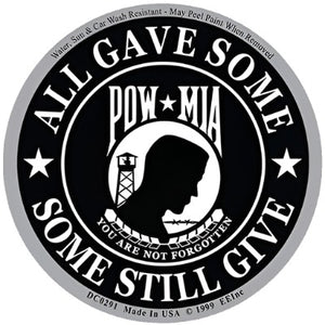 All Gave Some Some Still Give POW*MIA Sticker