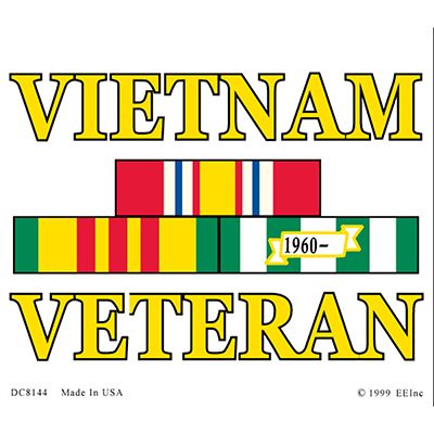 Vietnam Veteran Sticker