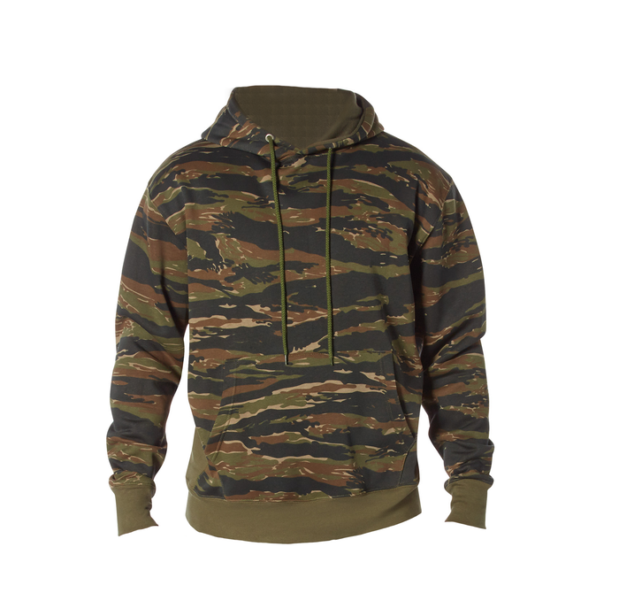 Tiger Stripe Pullover Sweatshirt Hoodie