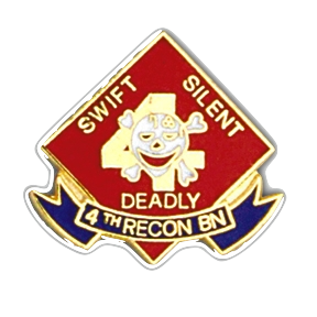 USMC 4th Recon Battalion Pin