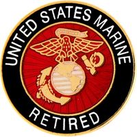 USMC Logo Retired Pin
