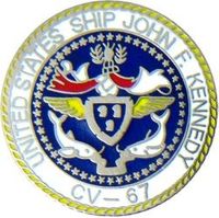 USS John F. Kennedy CV-67 Aircraft Carrier Pin