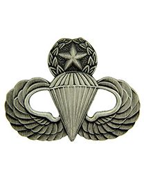 Master Paratrooper Wings (1 1/4") Pewter Pin