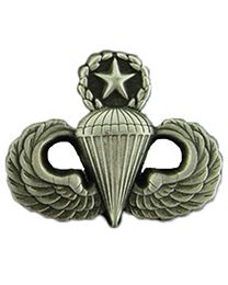 Master Paratrooper Wings Pin MINI (PEWTER)
