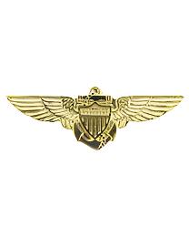 USN/USMCA Aviator Aviator Wings Badge Pin