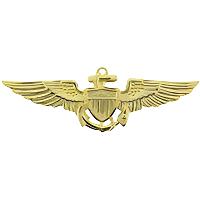 USN/USMCA Aviator Aviator Wings Badge Pin