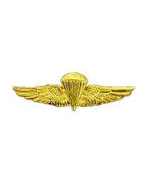 USN/USMC Basic Mini Gold Parachute Wings Pin