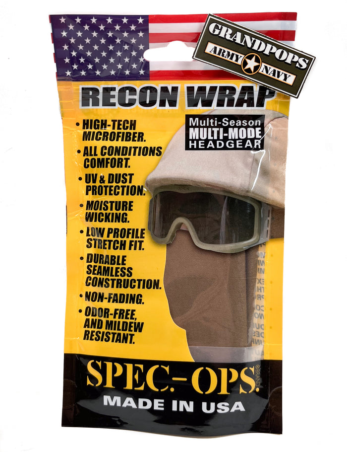 U.S. Military Coyote Brown Spec-Ops Microfiber Recon Wrap USA MADE