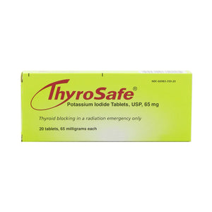FDA Approved Thyrosafe Potassium Iodide (KI) Tablets