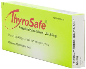 FDA Approved Thyrosafe Potassium Iodide (KI) Tablets