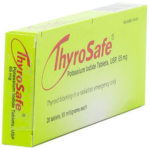 FDA Approved Thyrosafe Potassium Iodide (KI) Tablets