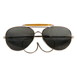 Classic Smoked Aviator Air Force Style Sunglasses