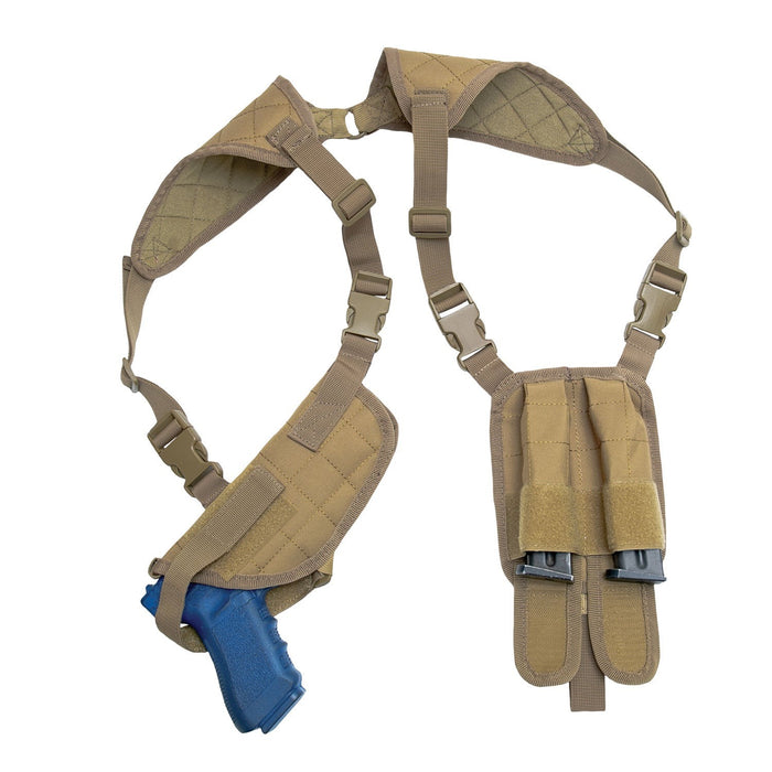 Coyote Brown Advanced Ambidextrous Shoulder Holster
