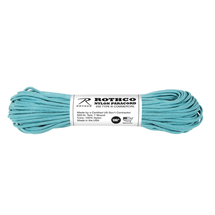 Turquoise Paracord Type III 550 LB