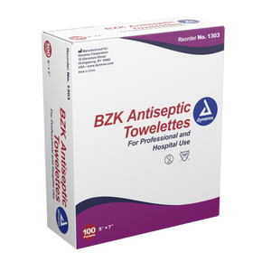 BZK Antiseptic Wipe 100 Count Box