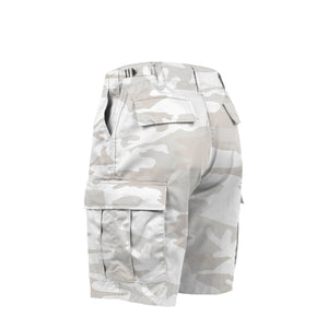 White Camo BDU Tactical Shorts