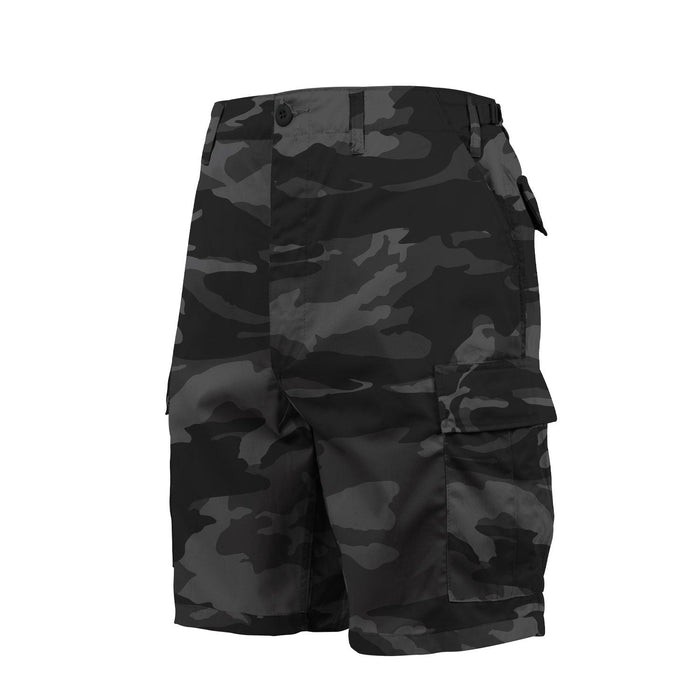 Black Camo BDU Tactical Shorts