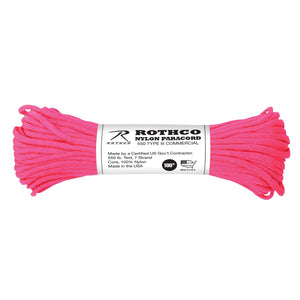 Neon Pink Paracord Type III 550 LB