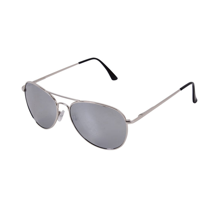 Chrome Aviator 58mm Polarized Mirrored Sunglasses